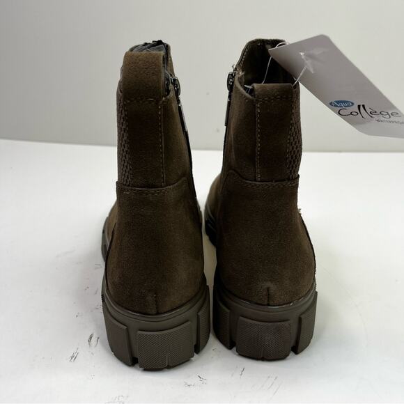 Aqua College Priya waterproof Chelsea boots dark taupe - 11 - Picture 7 of 13